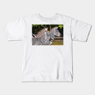 Three Zebras Kids T-Shirt